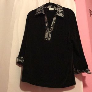 Black Chico’s V-neck Top